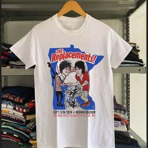 The Replacements 90s Midway Stadium Tour T Shirt Rock Music Graphic Fan Gift Tee